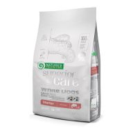 Nature’s Protection Superior Care Starter Fehér Szőrű Kutyáknak fehér hallal 1,5 kg