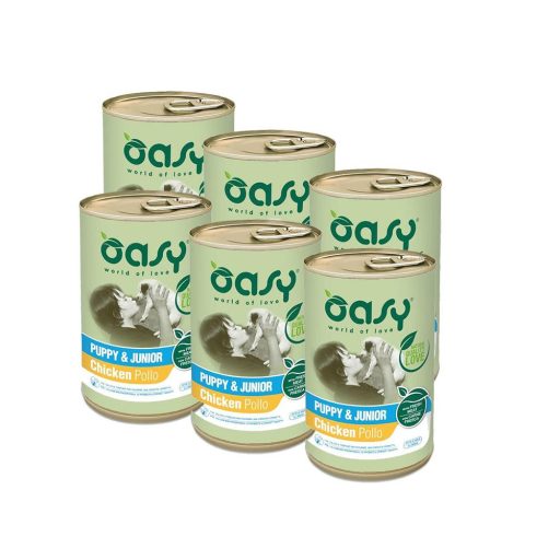 Oasy Dog Lifestage Puppy Paté Csirke 400g