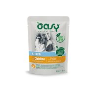 Oasy Cat Alutasak Chunks in Gravy Kitten Csirke 85g