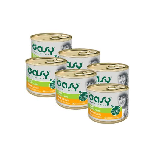 Oasy Dog Konzerv OP Adult Sertés 6x200g