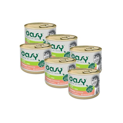 Oasy Dog Konzerv OP Adult Lazac 6x200g
