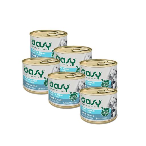 Oasy Dog Konzerv OP Puppy and Junior Bárány 6x200g