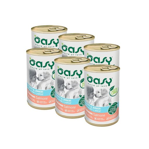 Oasy Dog Konzerv OP Puppy Lazac 6x400g
