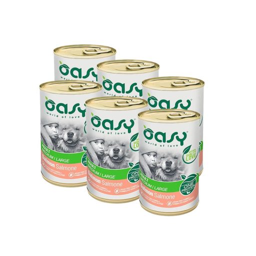 Oasy Dog Konzerv OP Adult Lazac 400g