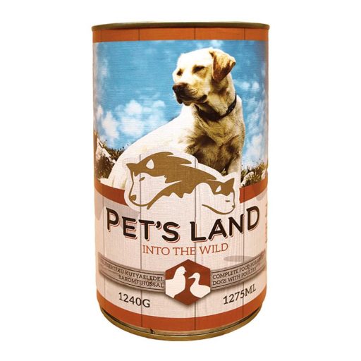 Pet's Land Dog Konzerv Baromfihússal 1240g