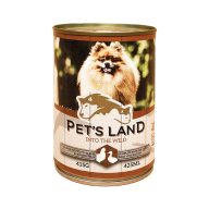 Pet's Land Dog Konzerv Baromfihússal 415g