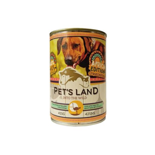 Pet's Land Dog Konzerv Strucchússal 12x415g