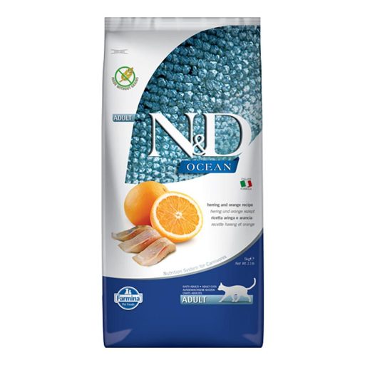 N and D Cat Hal és Narancs 300 g