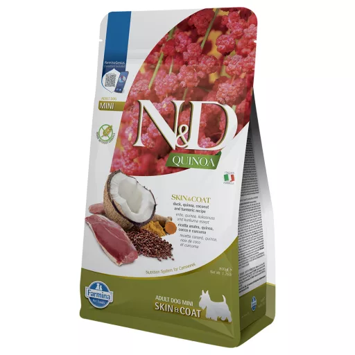 N and D Dog Quinoa Duck Mini 800g