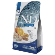 N and D Cat Low Grain Tőkehal és Narancs Adult