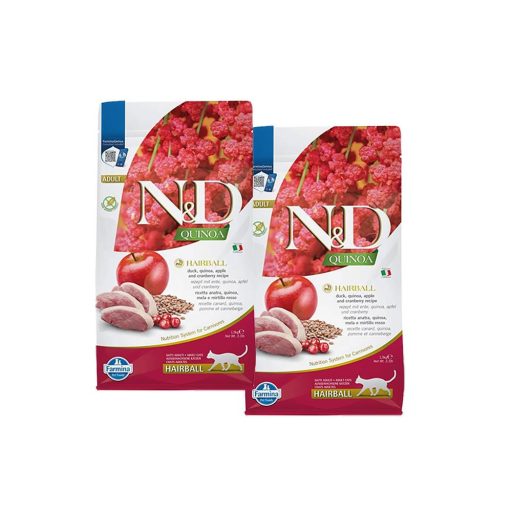 N and D Cat Quinoa Hairball 2x1,5kg