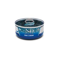 N&D Cat Ocean Tonhal garnélával 80g