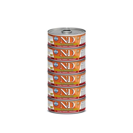 N and D Cat Csirke és Gránátalma sütőtökkel 12x70g
