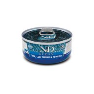 N&D Cat Ocean Tonhal, Tőkehal garnélával és sütőtökkel 80g