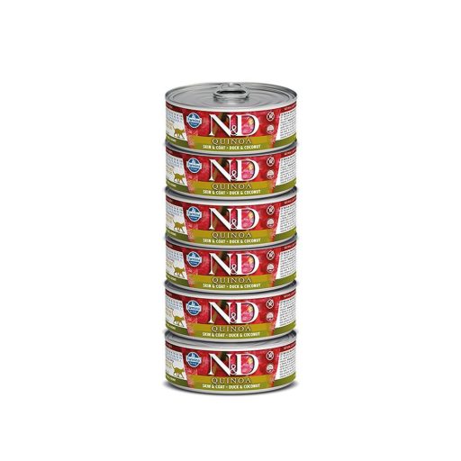 N and D Cat quinoa kacsa kókusszal 80g