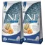 N&D Dog Ocean Tőkehal Sütőtök és Sárgadinnye Medium/Maxi 2x12kg