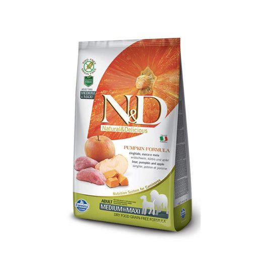 N and D Dog Grain Free Pumpkin Vaddisznó és Alma Adult Medium/Maxi