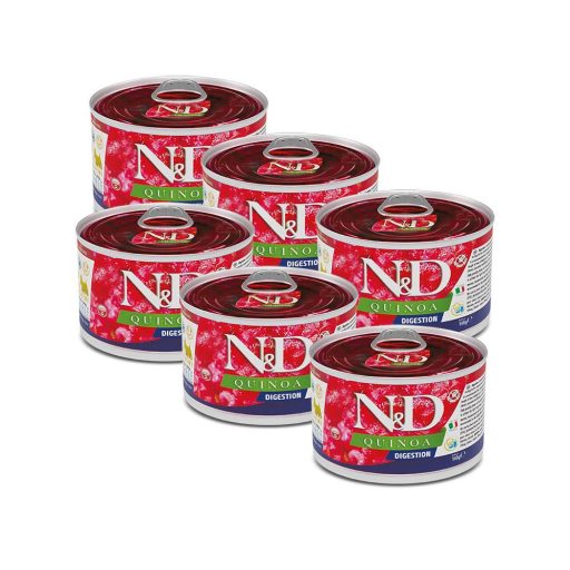 N&D Dog quinoa Digestion Mini 6x140g