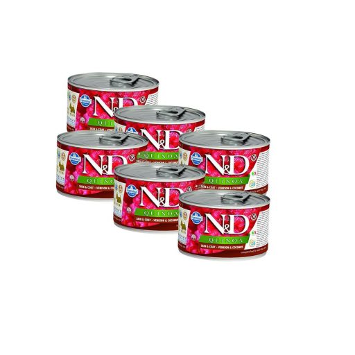 N&D Dog quinoa szarvas kókusszal 140g