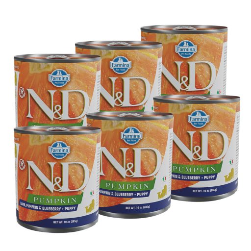 N&D Dog Bárány és Áfonya sütőtökkel Puppy 285g