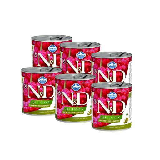 N&D Dog quinoa kacsa kókusszal 285g