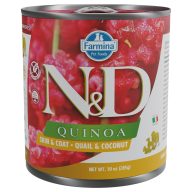 N&D Dog quinoa fürj kókusszal 140g