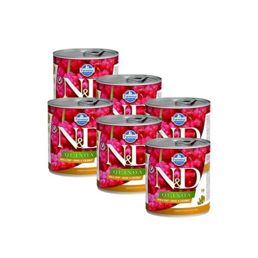 N&D Dog quinoa fürj kókusszal 140g