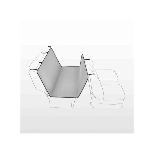 Autóba Ülésvédő 1,45x1,6m Szürke/Fekete