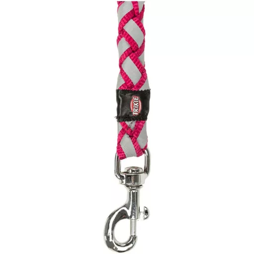 Cavo hosszabbítható fényvisszaverő póráz fuchsia s-m