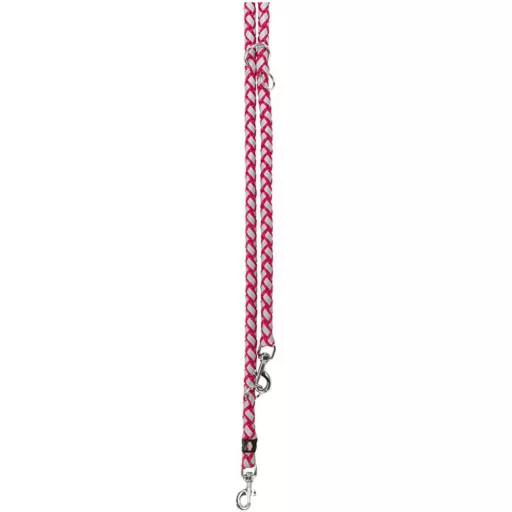 Cavo hosszabbítható fényvisszaverő póráz fuchsia s-m