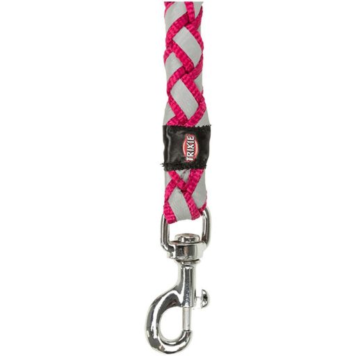 Cavo hosszabbítható fényvisszaverő póráz fuchsia l-xl