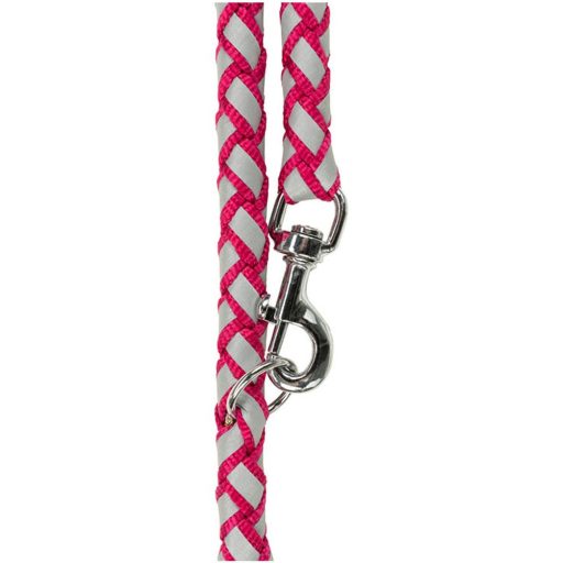 Cavo hosszabbítható fényvisszaverő póráz fuchsia l-xl