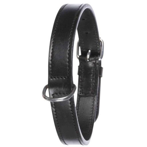 Active bőr nyakörv fekete XS-S