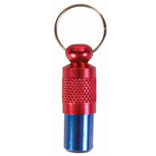 Címtartó, Fém Kék/Piros