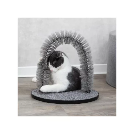Trixie Kefe és Masszázs Macskáknak Álló 36x33cm, Szürke