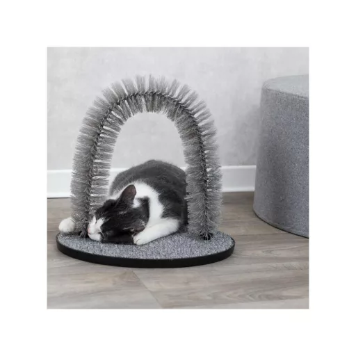 Trixie Kefe és Masszázs Macskáknak Álló 36x33cm, Szürke