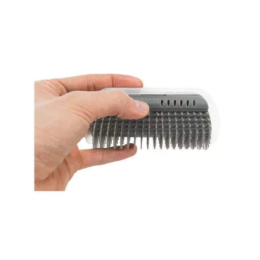 Trixie Kefe és Masszázs Macskáknak Sarokra 8x13cm, Szürke