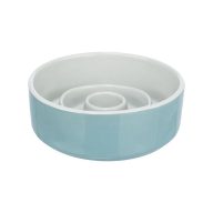 Evéslassító kerámia tál 0,45l/14cm szürke/kék