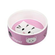 Mimi Kerámia tál macskának 0,3l/12cm - pink