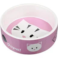 Mimi Kerámia tál macskának 0,3l/12cm - pink