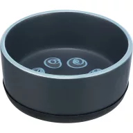 Jimmy Kerámia tál gumi talppal 0,4l/14cm - kék