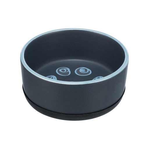 Jimmy Kerámia tál gumi talppal 0,75l/16cm - szürke