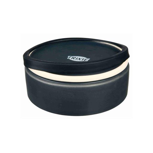 Jimmy Kerámia tál gumi talppal 0,75l/16cm - szürke