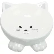 Kerámia tál macskafej formájú 0.15l/14cm - zöld
