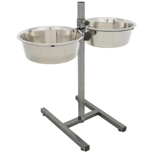 Tál Fém Állványon Kutyának 2 x 4,5l