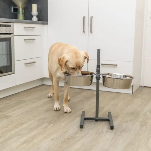 Tál Fém Állványon Kutyának 2 x 4,5l