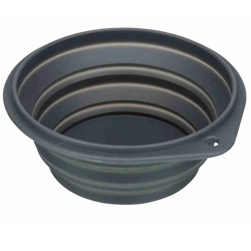 Összecsukható szilikon tál utazáshoz - piros