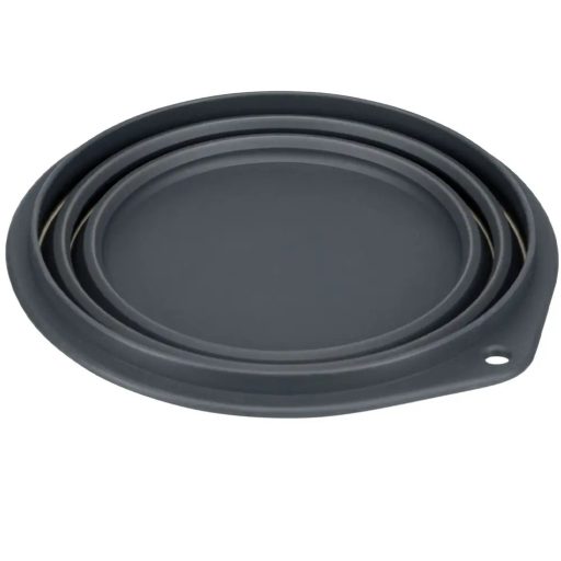 Összecsukható szilikon tál utazáshoz