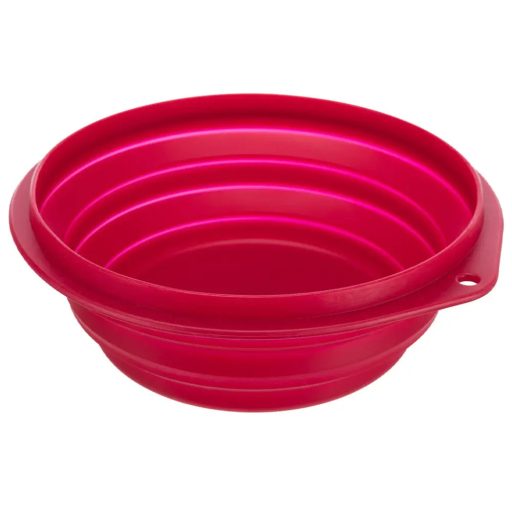 Összecsukható szilikon tál utazáshoz