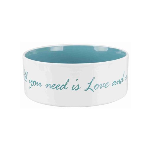 Pets Home Kerámia tál kék/krém